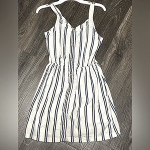 Abercrombie Kids open back striped dress